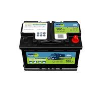Batterie 12V AGM 100Ah Décharge Lente - Batterie Camping-Car, Bateau et Voiture - Sans Entretien, Protégée Contre les Vibrations et les Chocs