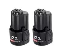 Batterie 12V, Compatible For Bosch, Batterie De Remplacement BAT411 4000mAh BAT411 BAT411A BAT412 BAT412A BAT413 BAT413A Outils Électriques(2 Battery 4000mAh)