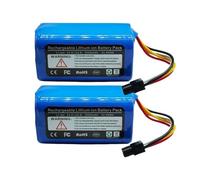 Batterie 14,4 V 3 500 MAh, Compatible Avec Les Aspirateurs Robots Midea I5, Young, I9, EYE, M3, M3J, K30, M7 Et I50Pro.(2pcs 3500mAh)