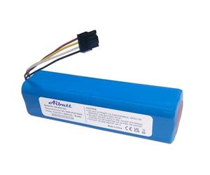 Batterie 14.4V 6000mAh Li-ION, Batterie de Remplacement pour Xiaomi Mi Robot, Mijia 1st et 2nd Gen,Mijia S50, S5, S6, S7, Mijia S51, aspirateur Millet Sweeper.