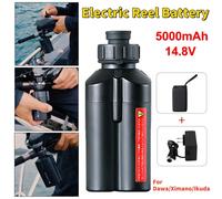 batterie 14,8 V 3500 mAh pour moulinet de pêche électrique, pour Daiwa 600MJ, G300j/L, Shimano Beastmaster 9000 6000 601DH, batterie pour moulinet Power Assist pour la pêche en mer avec chargeur,5000m