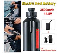 batterie 14,8 V 3500 mAh pour moulinet de pêche électrique, pour Daiwa 600MJ, G300j/L, Shimano Beastmaster 9000 6000 601DH, batterie pour moulinet Power Assist pour la pêche en mer avec chargeur,3500m