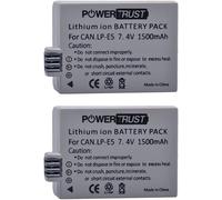 Batterie 1500 mAh LP-E5 LPE5 LP E5 pour Appareil Photo Canon EOS 1000D,EOS 500D,EOS 450D,Kiss X3,Kiss X2,Kiss F,Rebel T1i,Rebel XS,Rebel XSi