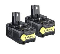 Batterie 18 V P108 pour Outils électriques Compatible avec Ryobi, Batterie Lithium P107 P105 P104 5,0 Ah pour Outils sans Fil(2PCs)