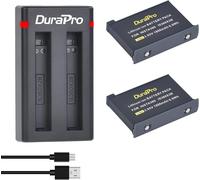 Batterie 1800 Mah 2 Pièces + Chargeur Double Usb Avec Port De Type C Pour Caméra D'Action Insta360 One X2[Gopro3929]