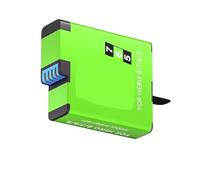 Batterie 1800 mAh Compatible avec GoPro Hero 5, 6, 7 et 8, avec Chargeur LCD à 3 emplacements(1PCS Battery)