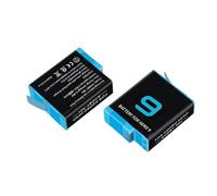 Batterie 1800 mAh Compatible avec Les caméras GoPro Hero 9, 10, 11 et 12(2 Battery)