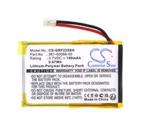 Batterie 180mAh type 361-00086-00 pour Garmin Chronos Instinct, Fenix chronos