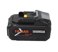 Batterie 18V 10.0Ah pour Outil Électrique, Remplacement BL1850 BL1860 BL1830 BL1850B - Forte Capacité, Protection Avancée, Compatible 18 Volt