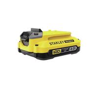 Stanley FATMAX Batterie Lithium Ion 18V 2Ah Compatible avec la Gamme FATMAX V20 Robuste et Ergonomique avec Technologie Améliorée SFMCB202-XJ