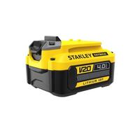 Batterie 18V 4 Ah - STANLEY FATMAX - Compatible avec la gamme STANLEY FATMAX V20 - SFMCB204-XJ