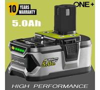Ryobi Batterie lithium-ion One+ Plus RB18L50 P108 - 18 V 5 Ah - Lot de 2