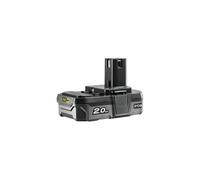 Ryobi Batterie RB18L20 18 V 2,0 Ah ONE+ – Indicateur de charge – Compatible avec les outils ONE+