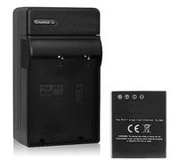 Batterie 2040mAh + Chargeur (Auto/Secteur) pour BLH-1 BLH1 / Olympus Om-D E-M1 Mark II (sans Affichage du Niveau de Batterie restant!)