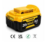 Batterie 20V MAX 8 0Ah compatible DeWalt DCB200 DCB201 DCB203 DCB204 DCB205 DCB206 DCB208 DCB230 DCB240 Li-ion
