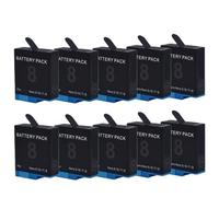 Batterie 2150 mAh Compatible avec GoPro Hero 5, 6, 7 et 8, avec kit de Chargeur(Yellow)