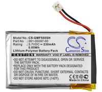 Batterie 230mAh 361-00097-00 Pour Garmin Approach S60, Fenix 5, Forerunner 935