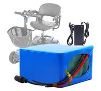 Batterie 24 V 28 Ah pour Vélo Électrique avec Protection BMS, Batterie pour Scooter Électrique, Pack Batterie Lithium-ION Étanche 6S5P pour Vélo Électrique avec Chargeur XT90