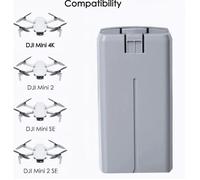 Batterie 2400 mAh 7,7 V pour drone DJI Mini 2/Mini SE/Mini 2 SE/Mini 4K YYV