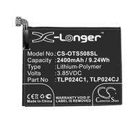 Batterie 2400mAh type TLP024C1 TLP024CJ Pour Alcatel OT-5080X