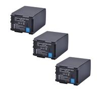 Batterie 2900 MAh, Compatible avec Les Appareils Photo Canon Suivants : BP-828, BP-820, HF, G21, G30, G40, G50, XA20, XA25, XA45, XA50, XA55 Et VIXIA GX10.(3 Battery)