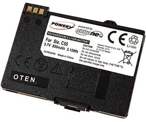Batterie 3,7 V/850 mAh pour Siemens A51, A52, A55, A56, A57, A60, A62, A65, A70, A75, C55, C60, M55, MC60, S55, C56, C61, C70, C71, CT56, Gigas. et SL1, SL1. 2, SL3, SL3 Professional, SL37H, SL370,