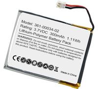 Batterie 3.7V 300mAh1.11Wh 361-00034-02 Compatible avec Garmin Fenix 3 / Fenix 3 HR batterie de rechange smartwatch 300mAh montre de remplacement