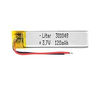 Batterie 301048 LiPo 3.7V 120mAh 0.444Wh 1S 5C Liter Energy Battery pour l'électronique Rechargeable téléphone Portable lumière LED - Ne Convient Pas à la Radiocommande 50x10x3mm (120mAh|301048)