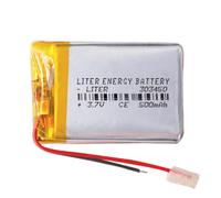 Batterie 303450 LiPo 3.7V 500mAh 1.85Wh 1S 5C Liter Energy Battery pour l'électronique Rechargeable Téléphone Portable Smartwatch GPS - Ne Convient Pas à la Radiocommande 52x34x3mm (500mAh|303450)