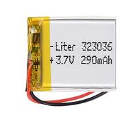 Batterie 323036 LiPo 3.7V 290mAh 1.073Wh 1S 5C Liter Energy Battery pour l'électronique Rechargeable Téléphone Portable Smartwatch GPS - Ne Convient Pas à la Radiocommande 38x30x4mm (290mAh|323036)