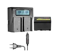 Batterie 3400mAh BP-U30 BP-U35 BPU30, Compatible avec Sony, for XDCAM EX PMW 100 150 160 200 PMW EX1 EX3 BP U30 U60 U90(1BatteryWithCharger)