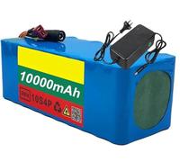 Batterie 36 V 10 Ah Pour Vélo Électrique, Batterie 10S4P, Avec BMS Intégré Et Chargeur 42 V 2 A, Batterie Étanche Pour Scooter Électrique Et Vélo Électrique. 36V 10Ah,XT60+SM