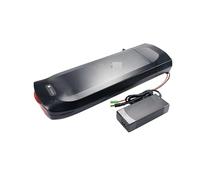 Batterie 36 V 13 Ah/16 Ah for porte-bagages arrière de vélo électrique de ville avec chargeur, compatible avec les batteries Crussis Joycube JCEB360-11 E-Classic Gitane E-Organ E-Zumba(36V 13Ah)