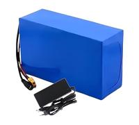 Batterie 36 V 13 Ah pour Vélo Électrique avec Protection BMS, Batterie pour Scooter Électrique, Batterie Lithium-ION Étanche 10S5P pour Vélo Électrique avec Chargeur XT60+SM