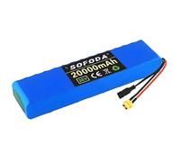 Batterie 36V 20Ah 10S3P 18650 - BMS 20A XT60 + DC, compacte et Rechargeable 36V for Trottinette et vélo électrique, 500W, 40×68×290mm