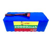 Batterie 36V 20Ah 10S4P pour Vélo Électrique Pack Batterie BMS 30A Intégré avec Chargeur 42V 2A pour Scooters 200W 350W 600W Moteur Vélo Électrique XT90 Plug,36V 20Ah