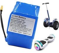 Batterie 36V 4,4Ah pour Hoverboard Et Monocycle Électrique, avec Prise Intégrée. Batterie De Remplacement pour Hoverboard Et Scooter Électrique. 36V,4400 mAh