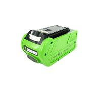 Batterie 36V 4000mAh pour Greenworks 29472, 29727, G40B4, G40B6, GWT40VS2, G40AB, GD40BC, 20202, 20262, 20292, 20302, 20322, 20672