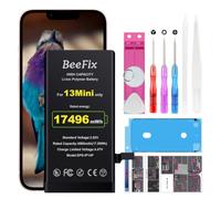 Batterie 4580mAh pour iPhone 13 Mini: Haute capacité 0 Cycle | Compatible avec A2481 A2626 A2628 A2629 A2630, Kit complet avec outils et notice.