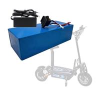 Batterie 48V 12Ah pour Vélo Électrique avec Protection BMS, Batterie De Remplacement pour Scooter Électrique, Batterie Lithium-ION Étanche 13S5P pour Vélo Électrique avec Chargeur XT90