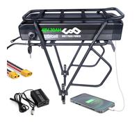 Batterie 48V 2000W 1500W 1000W - Batterie de vélo électrique avec Porte-Bagages arrière -Litio Batterie Ebike