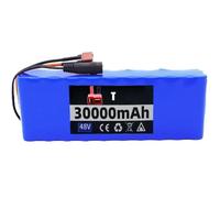 Batterie 48V 48Ah 13S3P pour Vélo Électrique avec Chargeur Protection BMS Intégrée Idéale pour Moteur de Vélo Électrique 200-1000 W T,48V 30Ah