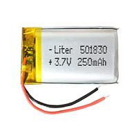 Batterie 501830 LiPo 3.7V 250mAh 0.925Wh 1S 5C Liter Energy Battery pour l'électronique Rechargeable Téléphone Portable Smartwatch GPS - Ne Convient Pas à la Radiocommande 32x28x4mm (250mAh|501830)
