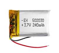 Batterie 502030 LiPo 3.7V 240mAh 0.888Wh 1S 5C Liter Energy Battery pour l'électronique Rechargeable Téléphone Portable Smartwatch GPS - Ne Convient Pas à la Radiocommande 32x20x5mm (240mAh|502030)