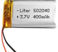 Batterie 502040 LiPo 3.7V 400mAh 1.48Wh 1S 5C Liter Energy Battery pour l'électronique Rechargeable Téléphone Portable Smartwatch GPS-Ne Convient Pas à la Radiocommande 42x20x5mm (400mAh502040)