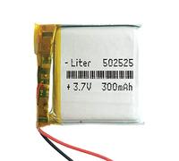 Batterie 502525 LiPo 3.7V 300mAh 1.11Wh 1S 5C Liter Energy Battery pour l'électronique Rechargeable Téléphone Portable Smartwatch GPS - Ne Convient Pas à la Radiocommande 27x25x5mm (300mAh|502525)