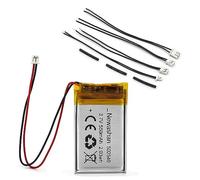 Batterie 502540 pour Sena SMH5D SMH5S Moto Casque Bluetooth Intercom | 550mAh 3,7V /Pour Sena SMH5-FM SPH10H-FM ICP40/25/40P Nextbase 312GW DIY MP4 MP5 GPS, Jouets Lampe à Induction, JST