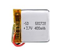 Batterie 582728 LiPo 3.7V 400mAh 1.48Wh 1S 5C Liter Energy Battery pour l'électronique Rechargeable Téléphone Portable Smartwatch GPS - Ne Convient Pas à la Radiocommande 30x27x6mm (400mAh|582728)