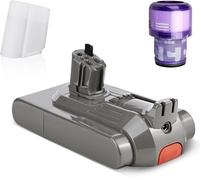 batterie 6000mAh 25.2V pour Dyson V11 V15 SV15 Pas Fit batterie à l'état solide montée sur vis