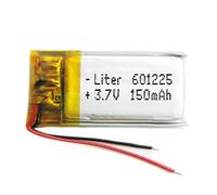 Batterie 601225 LiPo 3.7V 150mAh 0.555Wh 1S 5C Liter Energy Battery pour l'électronique Rechargeable Téléphone Portable Smartwatch GPS - Ne Convient Pas à la Radiocommande 27x12x6mm (150mAh|601225)